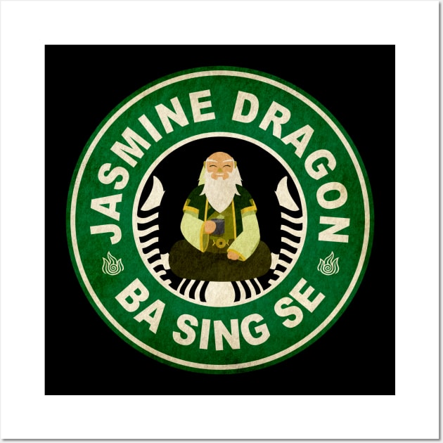 The Jasmine Dragon Uncle Iroh Avatar vintage Wall Art by Badganks